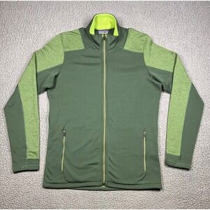 Patagonia Mens Polartec Power Dry Full Zip Fleece Jacket Green Medium 40128